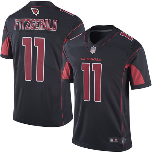 Arizona Cardinals Limited Black Men Larry Fitzgerald Jersey NFL Football 11 Rush Vapor Untouchable